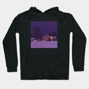 Snowy Landscape Hoodie